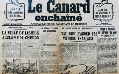 N° 688 du Canard Enchaîné –  4 Septembre 1929
