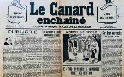 N° 693 du Canard Enchaîné –  9 Octobre 1929