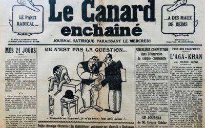 N° 695 du Canard Enchaîné –  23 Octobre 1929