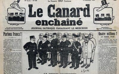 N° 698 du Canard Enchaîné –  13 Novembre 1929