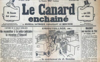 N° 699 du Canard Enchaîné –  20 Novembre 1929