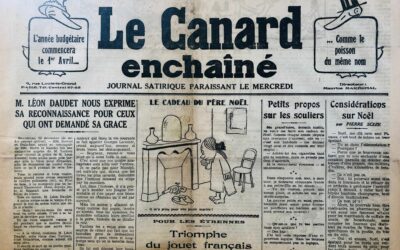 N° 704 du Canard Enchaîné –  25 Décembre 1929