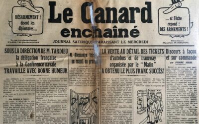 N° 709 du Canard Enchaîné –  29 Janvier 1930