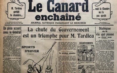 N° 712 du Canard Enchaîné –  19 Février 1930