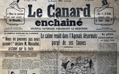 N° 725 du Canard Enchaîné –  21 Mai 1930
