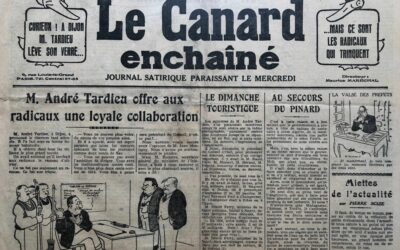 N° 727 du Canard Enchaîné –  4 Juin 1930