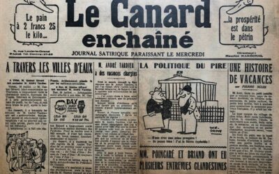 N° 734 du Canard Enchaîné – 23 Juillet 1930