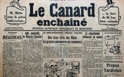 N° 740 du Canard Enchaîné – 3 Septembre 1930