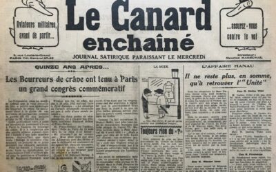 N° 744 du Canard Enchaîné – 1 Octobre 1930