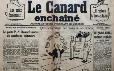 N° 749 du Canard Enchaîné –  5 Novembre 1930