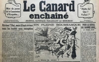 N° 752 du Canard Enchaîné –  26 Novembre 1930