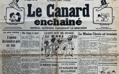 N° 769 du Canard Enchaîné –  25 Mars 1931