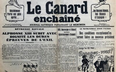 N° 773 du Canard Enchaîné –  22 Avril 1931