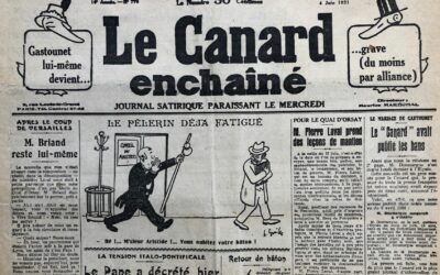 N° 779 du Canard Enchaîné –  3 Juin 1931