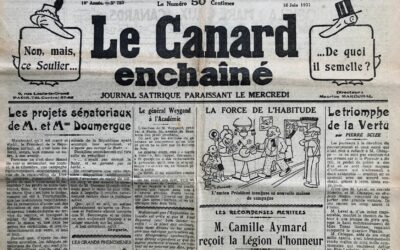 N° 780 du Canard Enchaîné –  10 Juin 1931