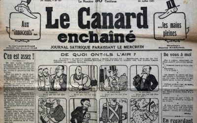 N° 787 du Canard Enchaîné –  29 Juillet 1931