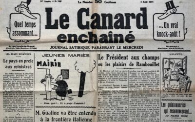 N° 788 du Canard Enchaîné –  5 Août 1931