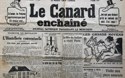 N° 789 du Canard Enchaîné –  12 Août 1931