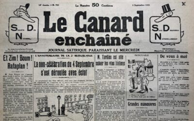 N° 793 du Canard Enchaîné –  9 Septembre 1931