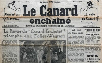 N° 797 du Canard Enchaîné –  7 Octobre 1931