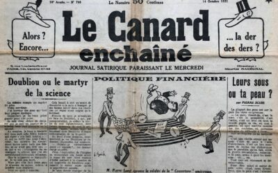 N° 798 du Canard Enchaîné –  14 Octobre 1931