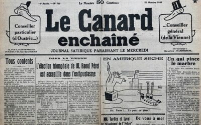 N° 799 du Canard Enchaîné –  21 Octobre 1931