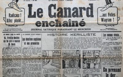 N° 801 du Canard Enchaîné –  4 Novembre 1931