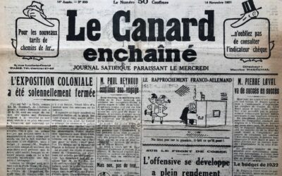 N° 803 du Canard Enchaîné –  18 Novembre 1931