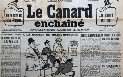 N° 805 du Canard Enchaîné –  2 Décembre 1931