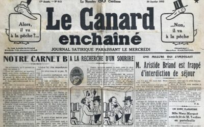 N° 812 du Canard Enchaîné –  20 Janvier 1932