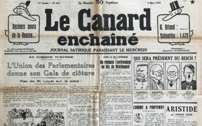N° 819 du Canard Enchaîné –  9 Mars 1932