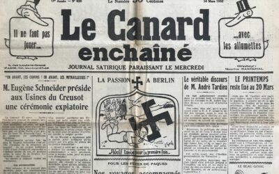 N° 820 du Canard Enchaîné –  16 Mars 1932