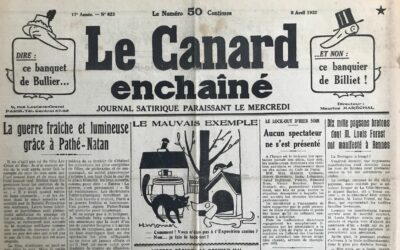 N° 823 du Canard Enchaîné –  6 Avril 1932