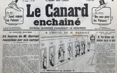 N° 831 du Canard Enchaîné –  1 Juin 1932