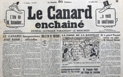 N° 837 du Canard Enchaîné –  13 Juillet 1932