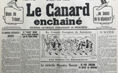 N° 838 du Canard Enchaîné –  20 Juillet 1932