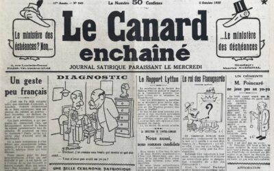 N° 849 du Canard Enchaîné –  5 Octobre 1932