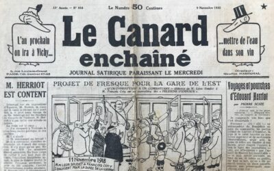 N° 854 du Canard Enchaîné –  9 Novembre 1932