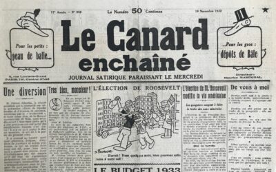 N° 855 du Canard Enchaîné –  16 Novembre 1932