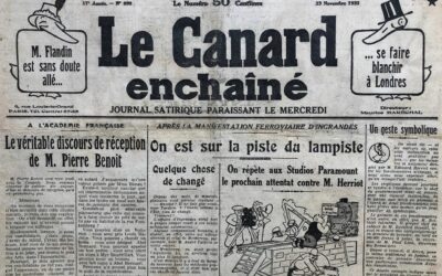 N° 856 du Canard Enchaîné –  23 Novembre 1932