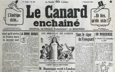 N° 858 du Canard Enchaîné –  7 Décembre 1932