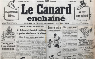 N° 862 du Canard Enchaîné –  4 Janvier 1933