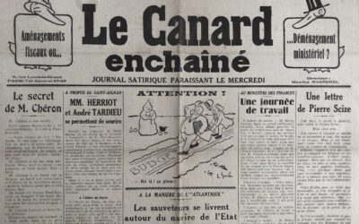 N° 863 du Canard Enchaîné –  11 Janvier 1933