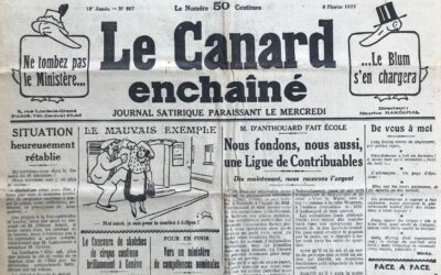 N° 867 du Canard Enchaîné –  8 Février 1933