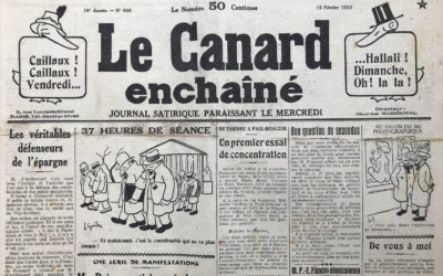 N° 868 du Canard Enchaîné –  15 Février 1933
