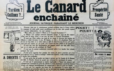 N° 869 du Canard Enchaîné –  22 Février 1933