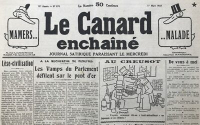N° 870 du Canard Enchaîné –  1 Mars 1933