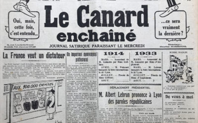 N° 872 du Canard Enchaîné –  15 Mars 1933