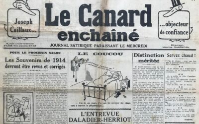N° 880 du Canard Enchaîné –  10 Mai 1933