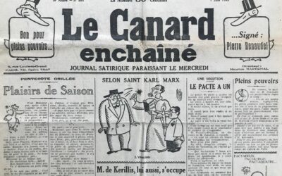 N° 884 du Canard Enchaîné –  7 Juin 1933